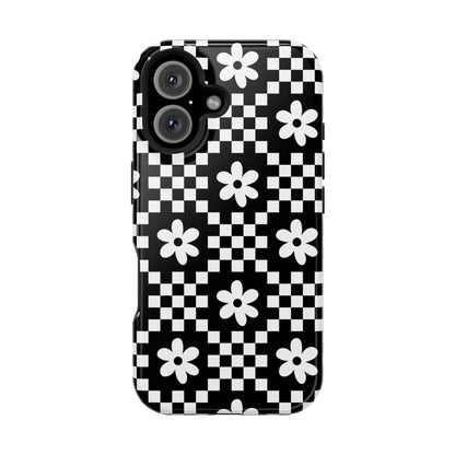 Checkerboard Daisy iPhone Case from Stella Cases