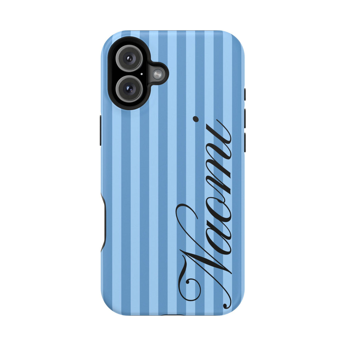Personalized Seaside Stripes iPhone Case