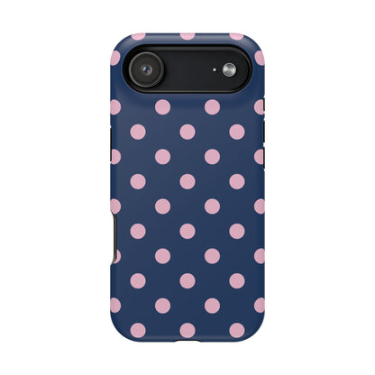 Periwinkle Polka Dots iPhone Case