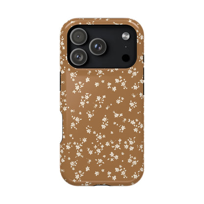 Toffee Ditsy Floral iPhone Case