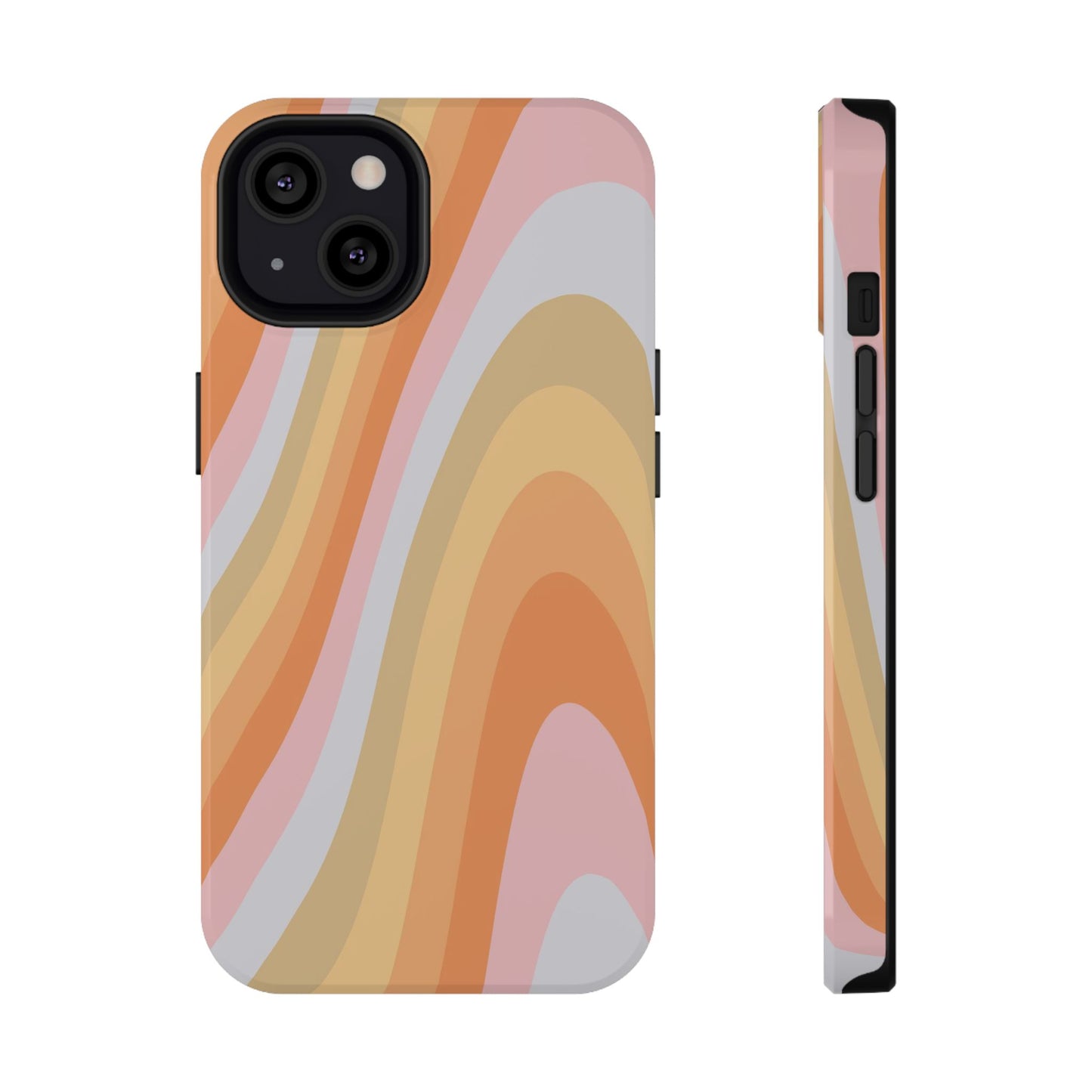 Rainbow Waves iPhone Case