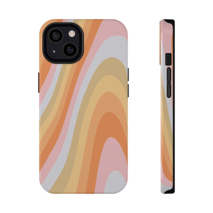 Rainbow Waves iPhone Case
