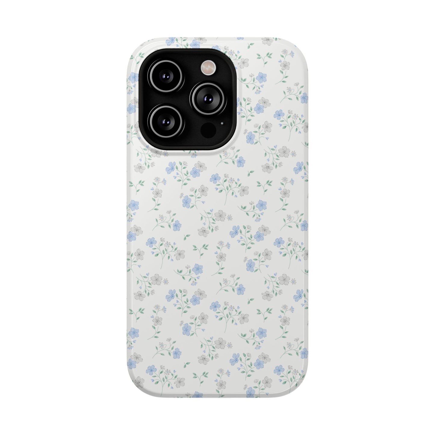 Blue Floral Ditsy iPhone Case