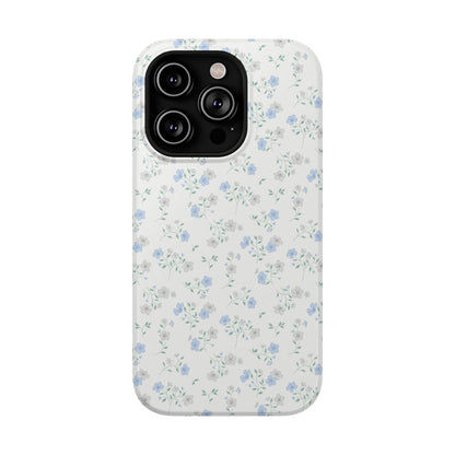 Blue Floral Ditsy iPhone Case