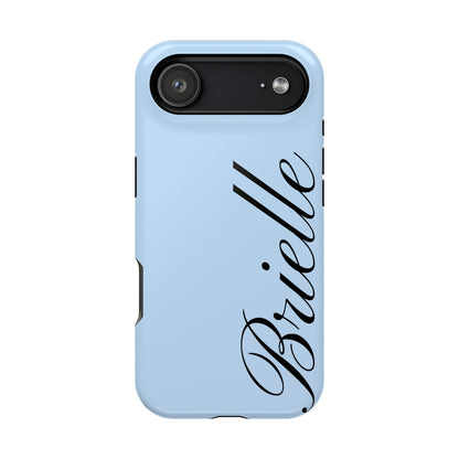 Personalized Blue iPhone Case
