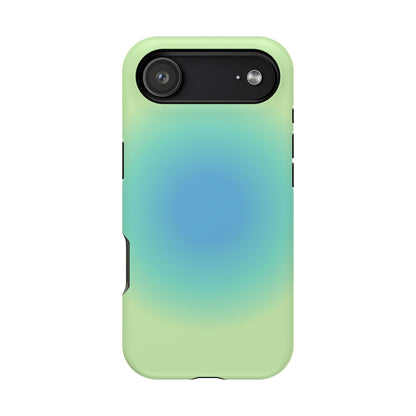 Blue & Green Aura iPhone Case