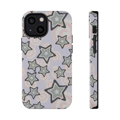 Y2K Gray Star iPhone Case