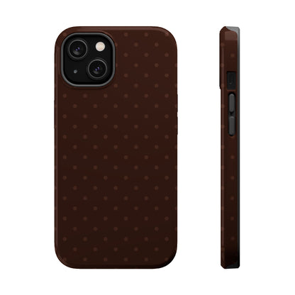 Mocha Mini Dots iPhone Case