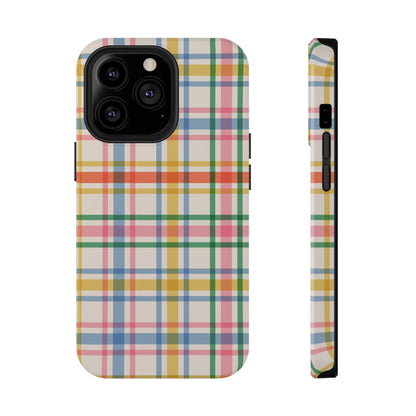 Retro Plaid iPhone Case