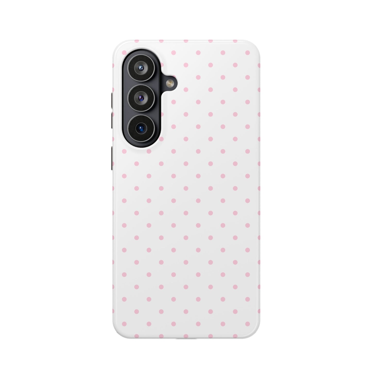 Pink Clouds Mini Dots Samsung Case