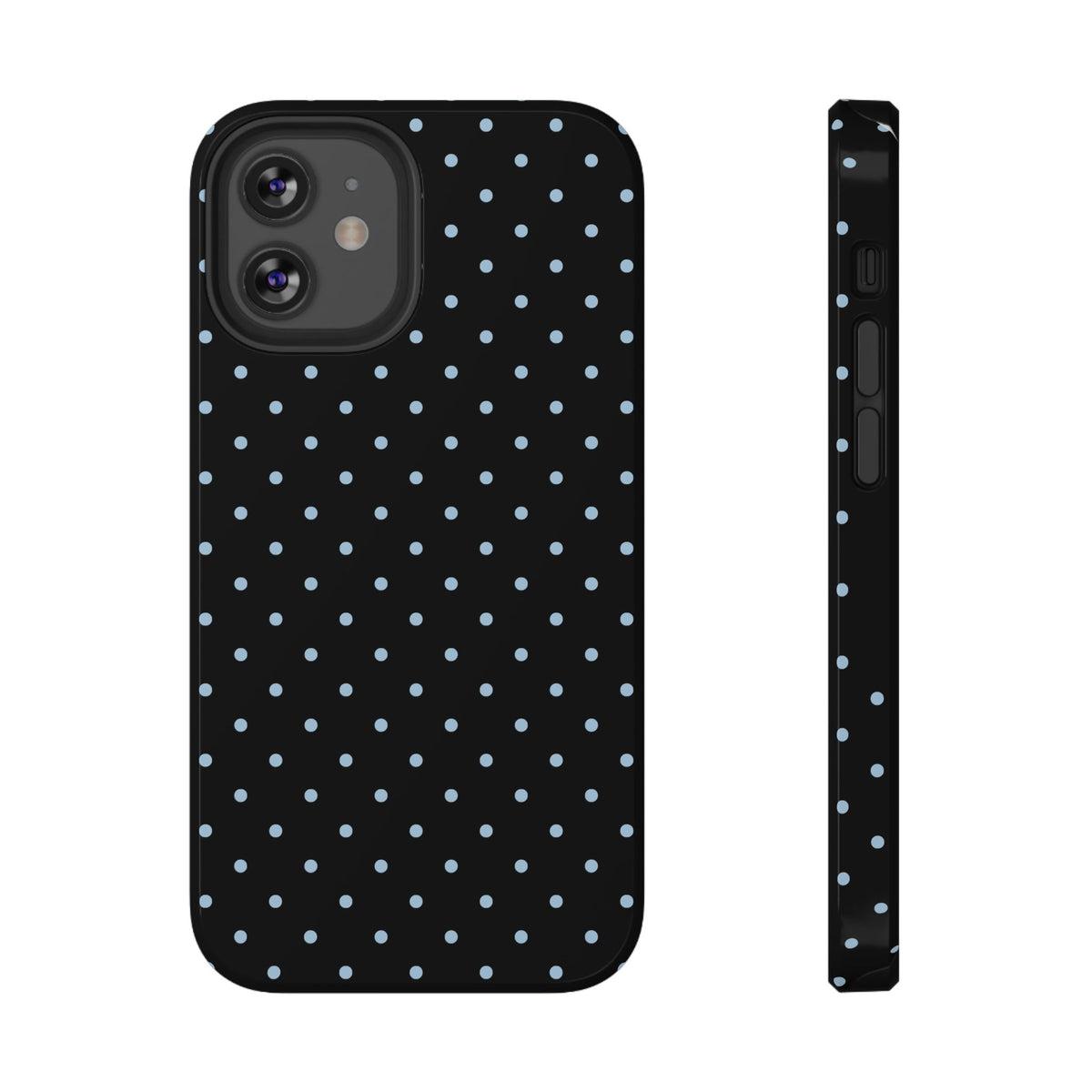 Blue Velvet Mini Dots iPhone Case