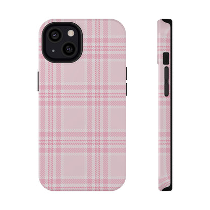 Pink Plaid iPhone Case