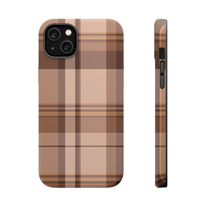 Toffee Plaid iPhone Case