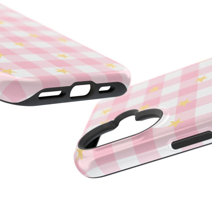 Pink Lemonade Gingham iPhone Case