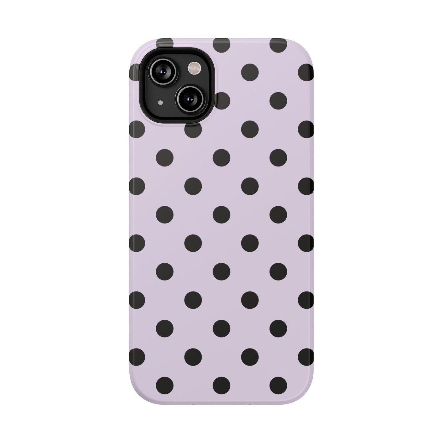 Lilac Polka Dots iPhone Case