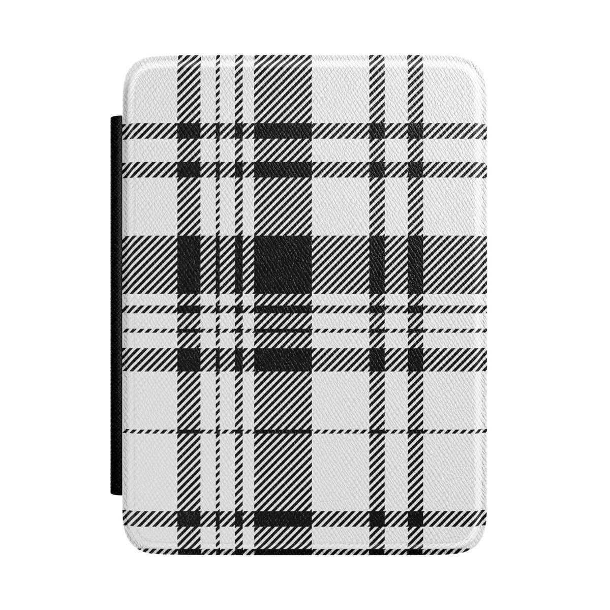Black Plaid Kindle Case