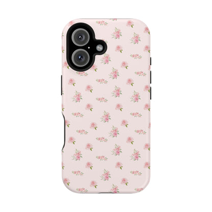 Pink Vintage Roses iPhone Case
