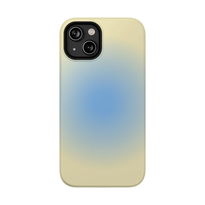 Blue & Yellow Aura iPhone Case