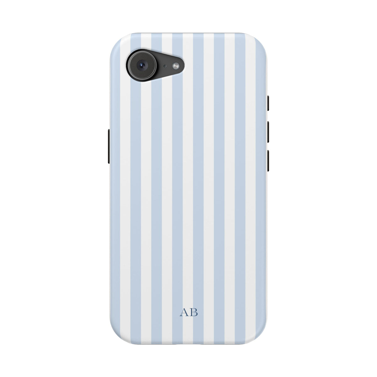Custom Initials Blue Beau iPhone Case