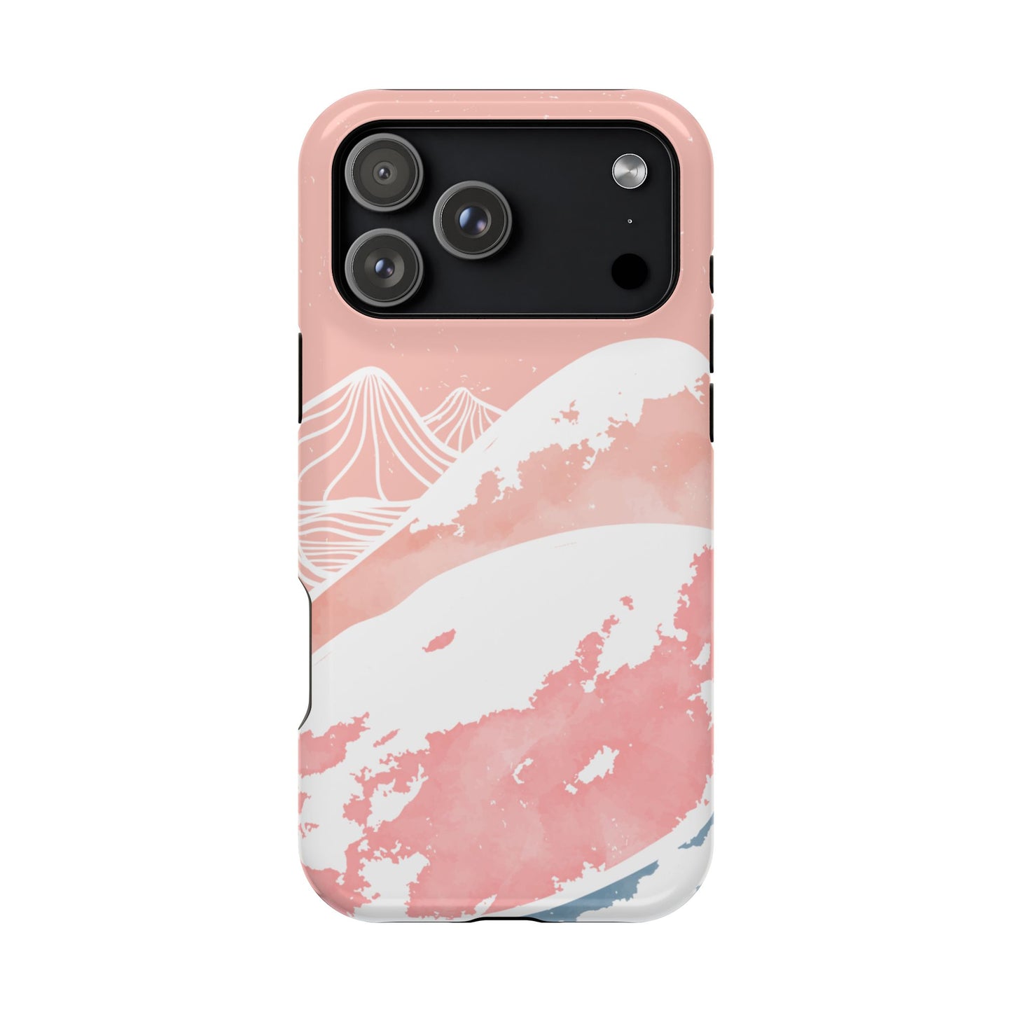 Pink Winter Night iPhone Case