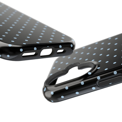 Blue Velvet Mini Dots iPhone Case