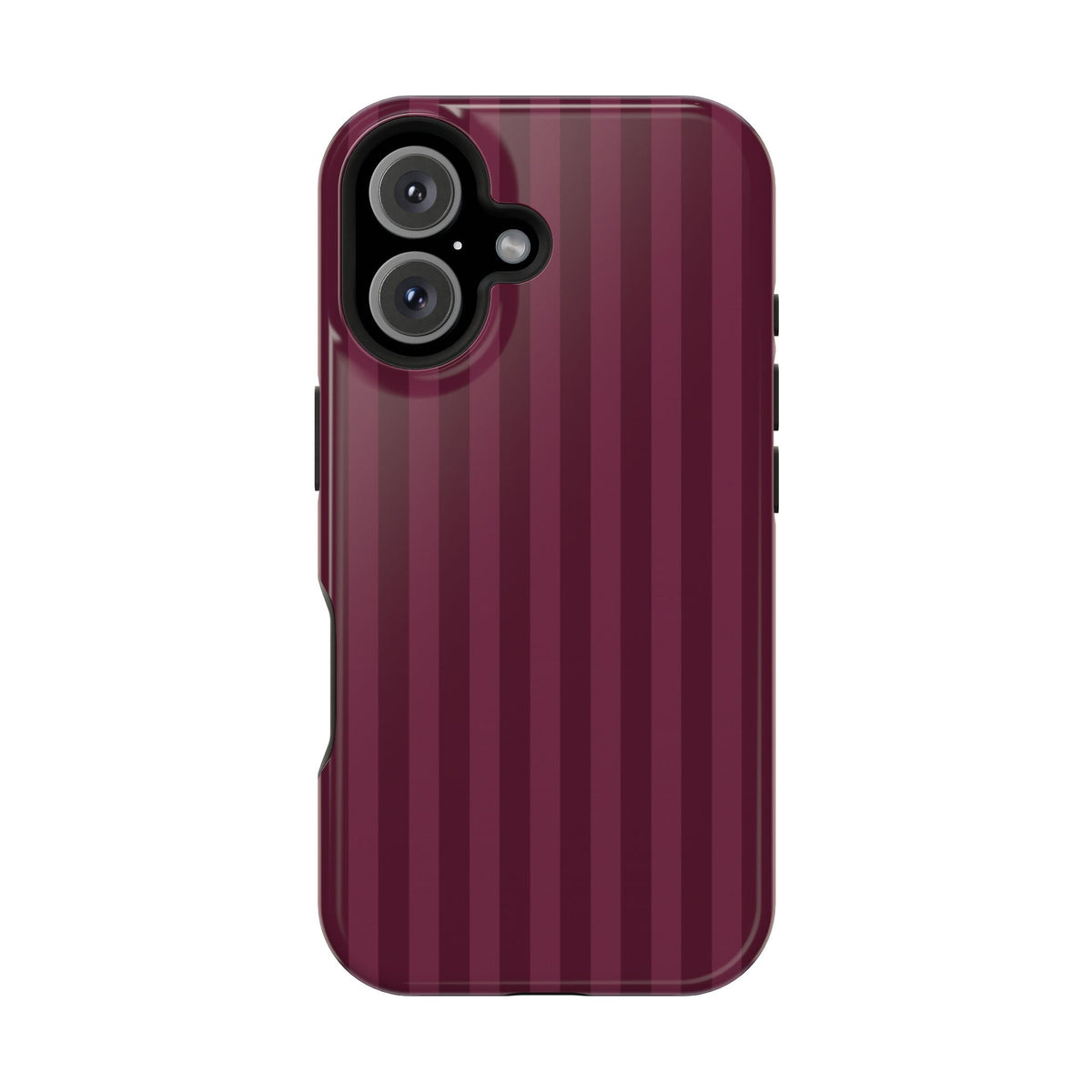 Plum Stripes iPhone Case