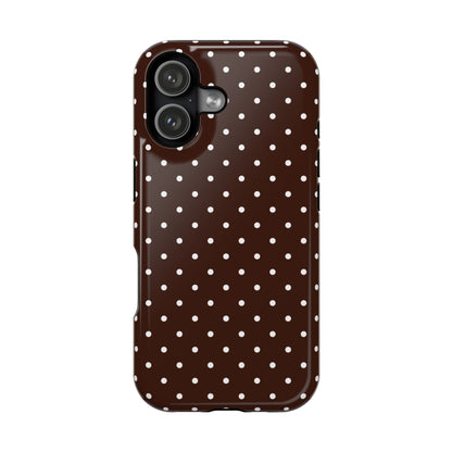 Mocha Mini Dots iPhone Case