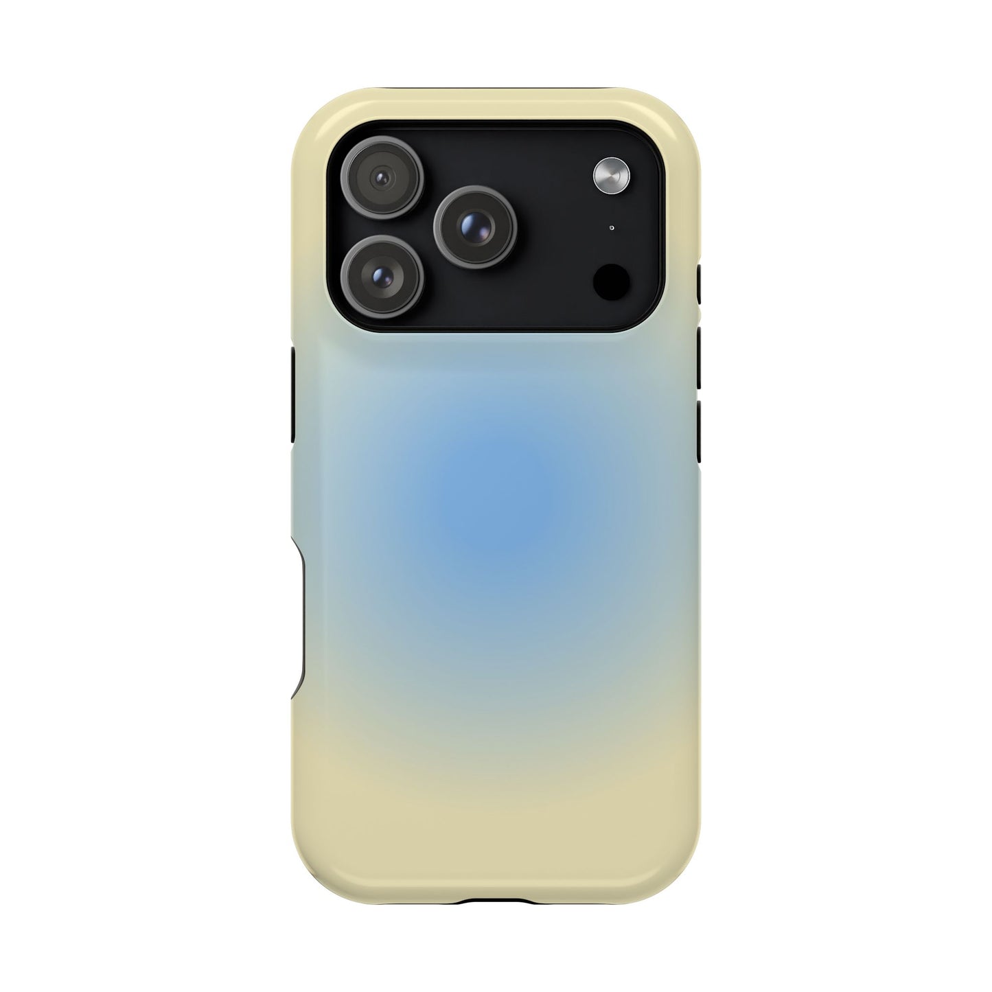 Blue & Yellow Aura iPhone Case