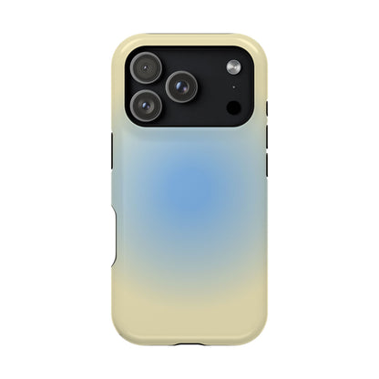 Blue & Yellow Aura iPhone Case