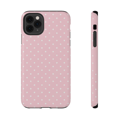 Pink Candy Mini Polka Dots iPhone Case