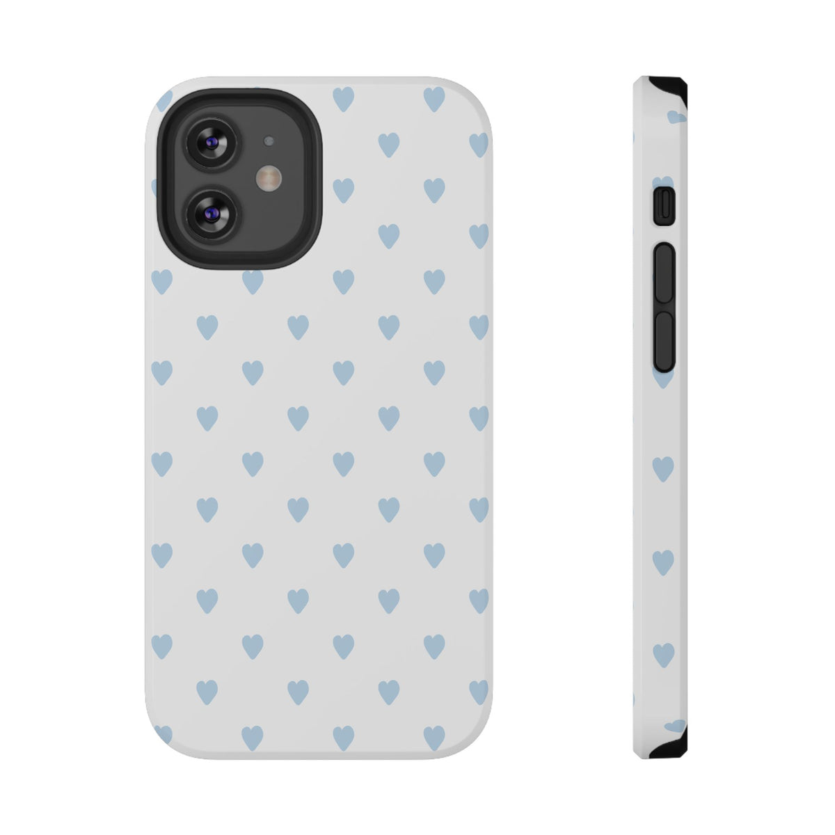 Blue Little Hearts iPhone Case