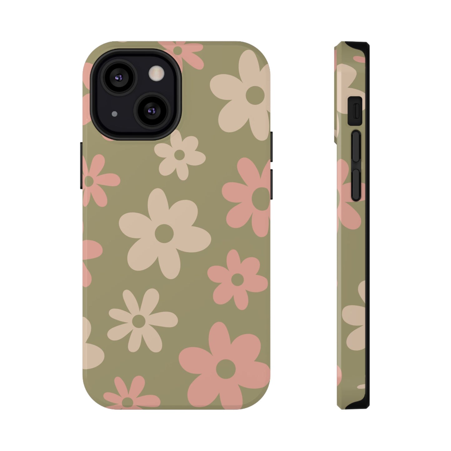 Green Flower Power iPhone Case