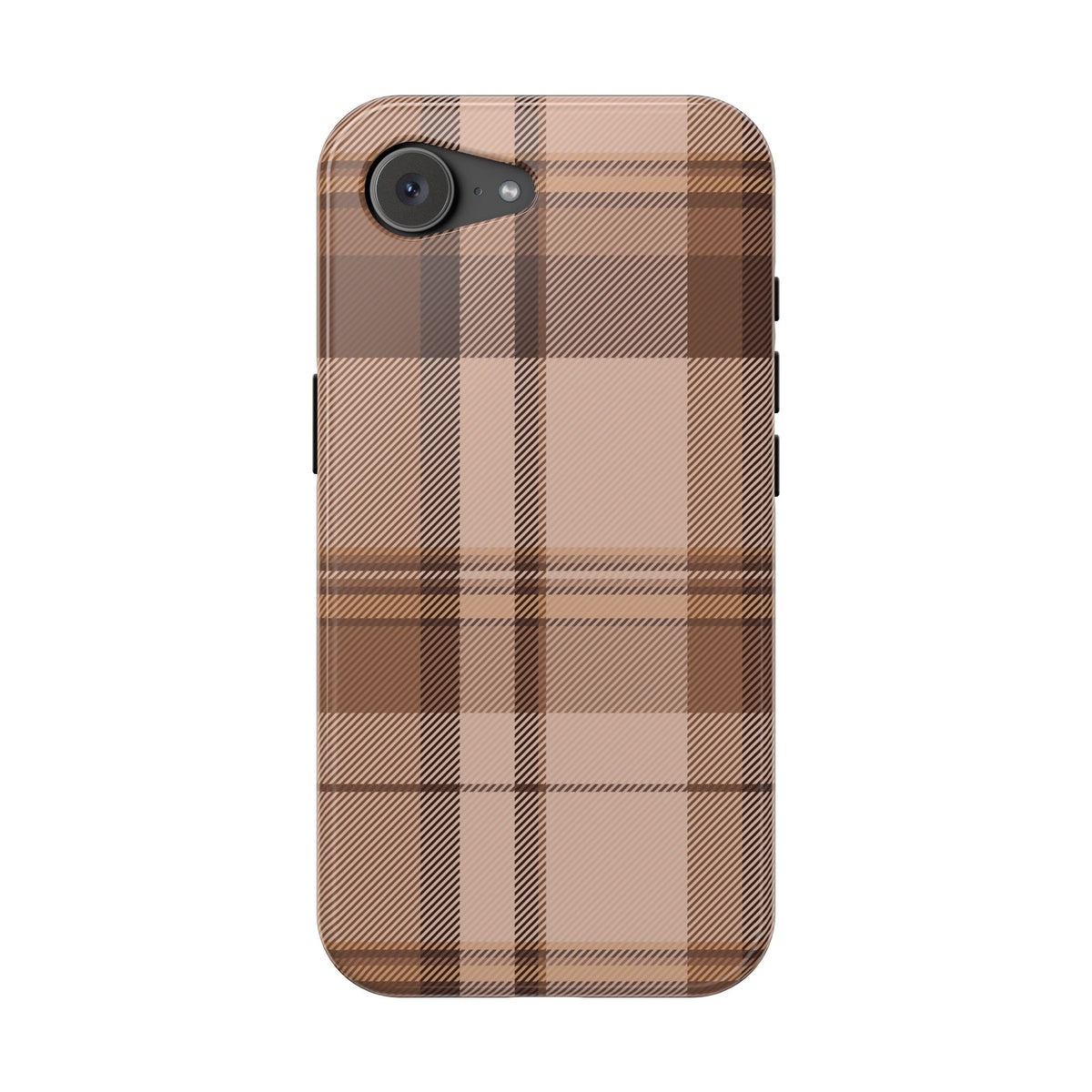 Toffee Plaid iPhone Case