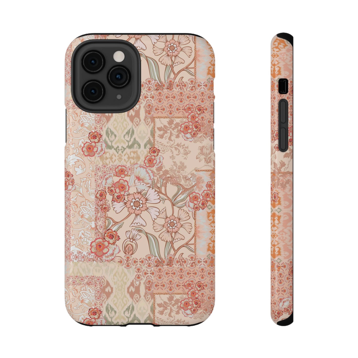 Peachy Paisley iPhone Case