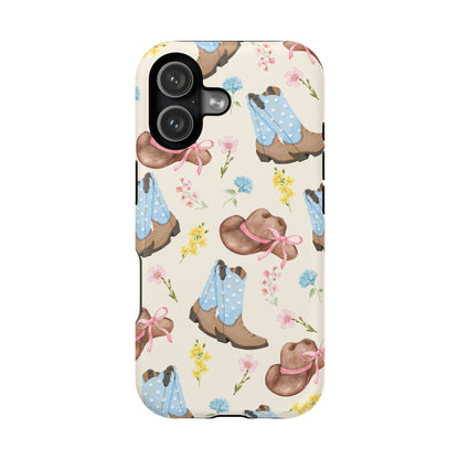 Floral Cowgirl iPhone Case