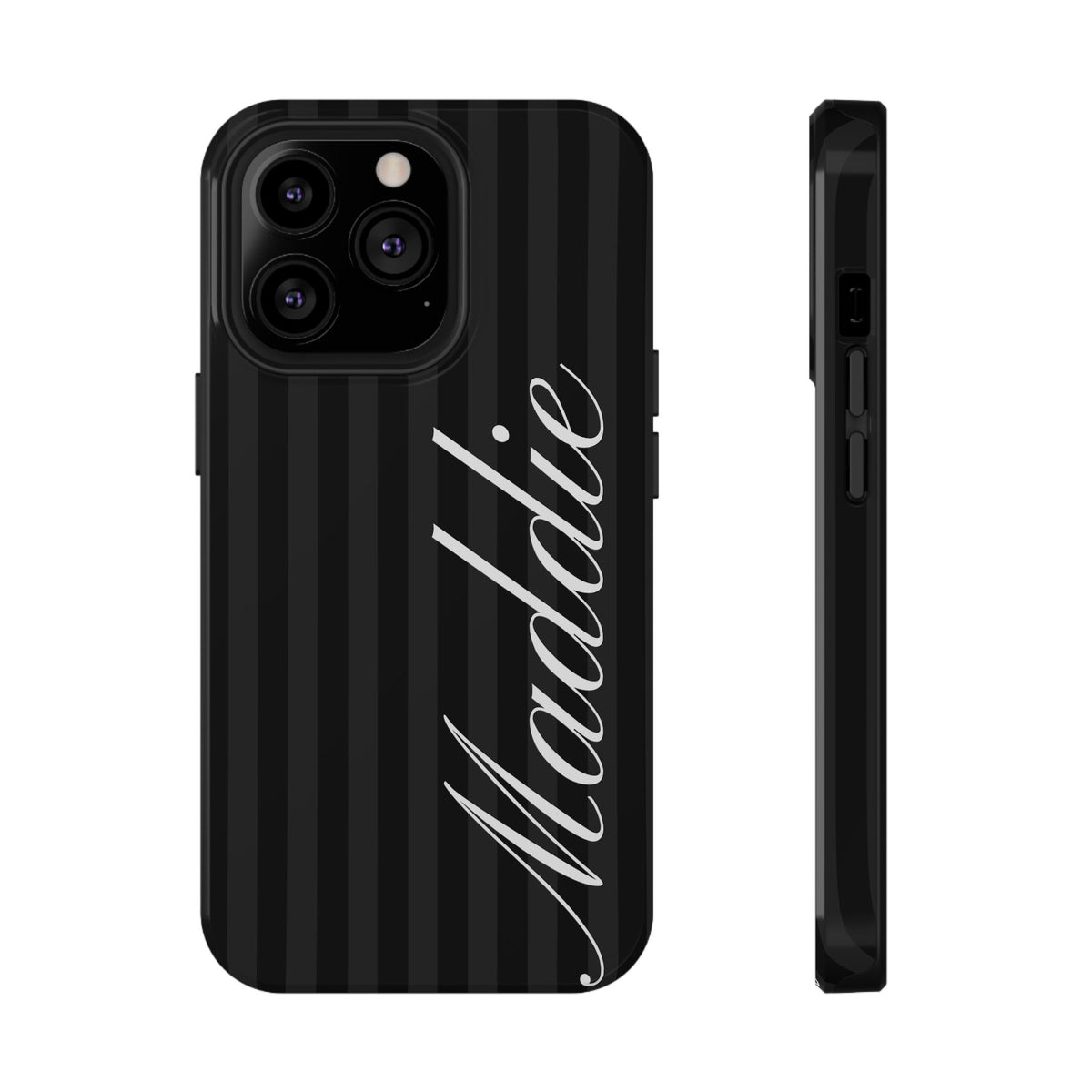 Custom Black Stripes iPhone Case