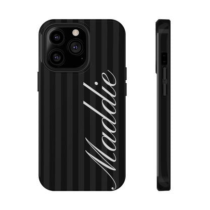 Custom Black Stripes iPhone Case