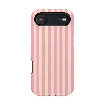 Lemon Sugar Stripes iPhone Case