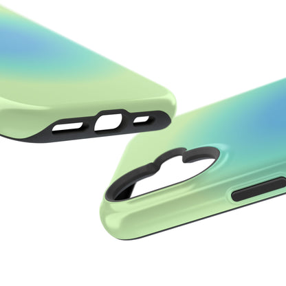 Blue & Green Aura iPhone Case