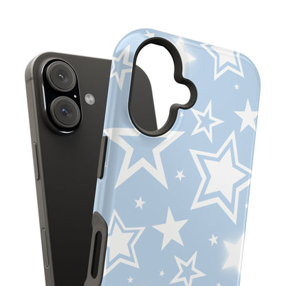 Blue Y2K Stars iPhone Case