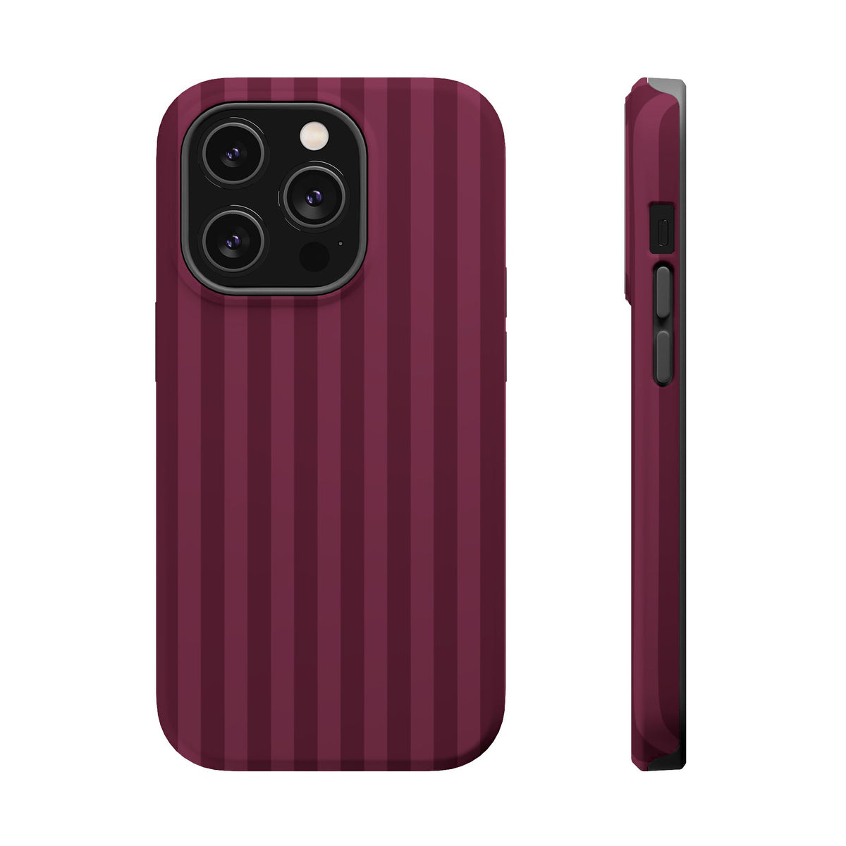 Plum Stripes iPhone Case