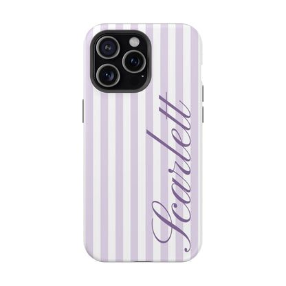 Personalized Lilac Beau iPhone Case