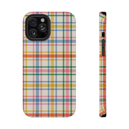Retro Plaid iPhone Case