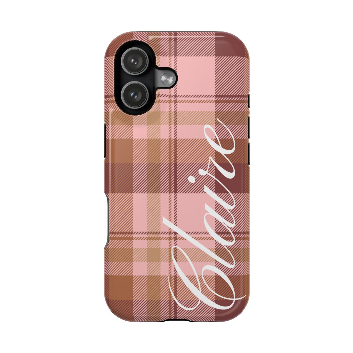 Custom Honey Plaid iPhone Case