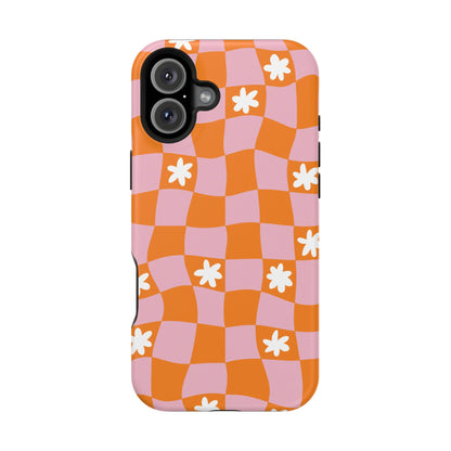 Groovy Check iPhone Case