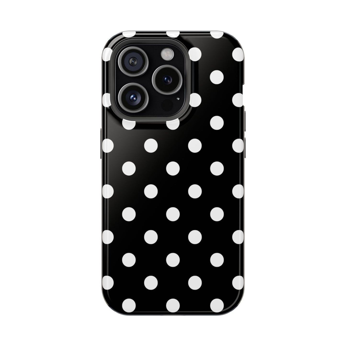 White Polka Dots iPhone Case
