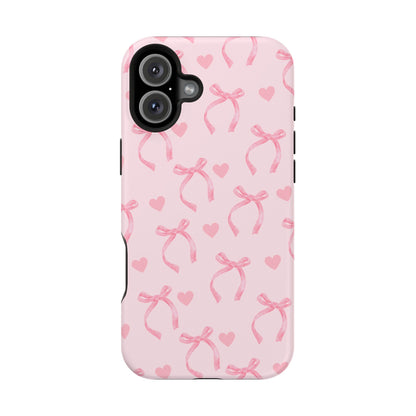 Bows & Hearts iPhone Case