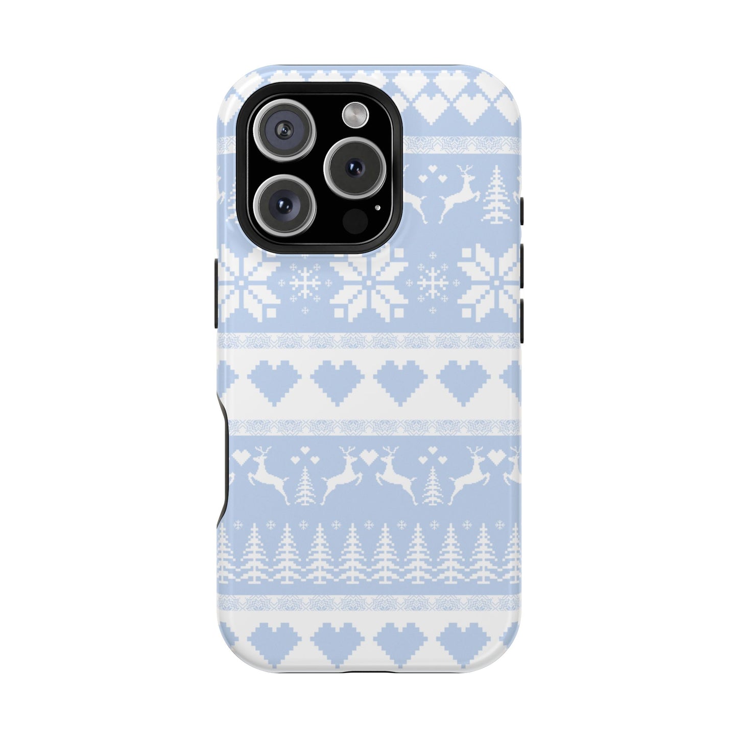 Blue Christmas Sweater iPhone Case