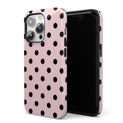 Pink Polka Dots iPhone Case