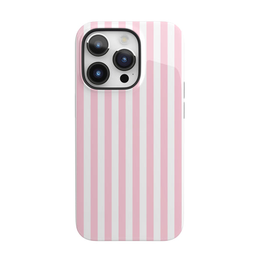 Pink Picnic Stripes iPhone Case